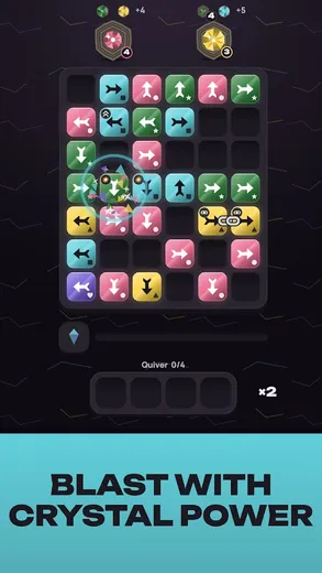 Gem Arrows: Sort Puzzle screenshot 2