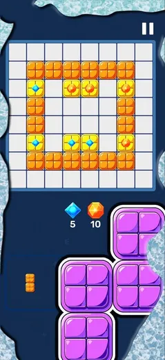 Blocky Shape Puzzle screenshot 3